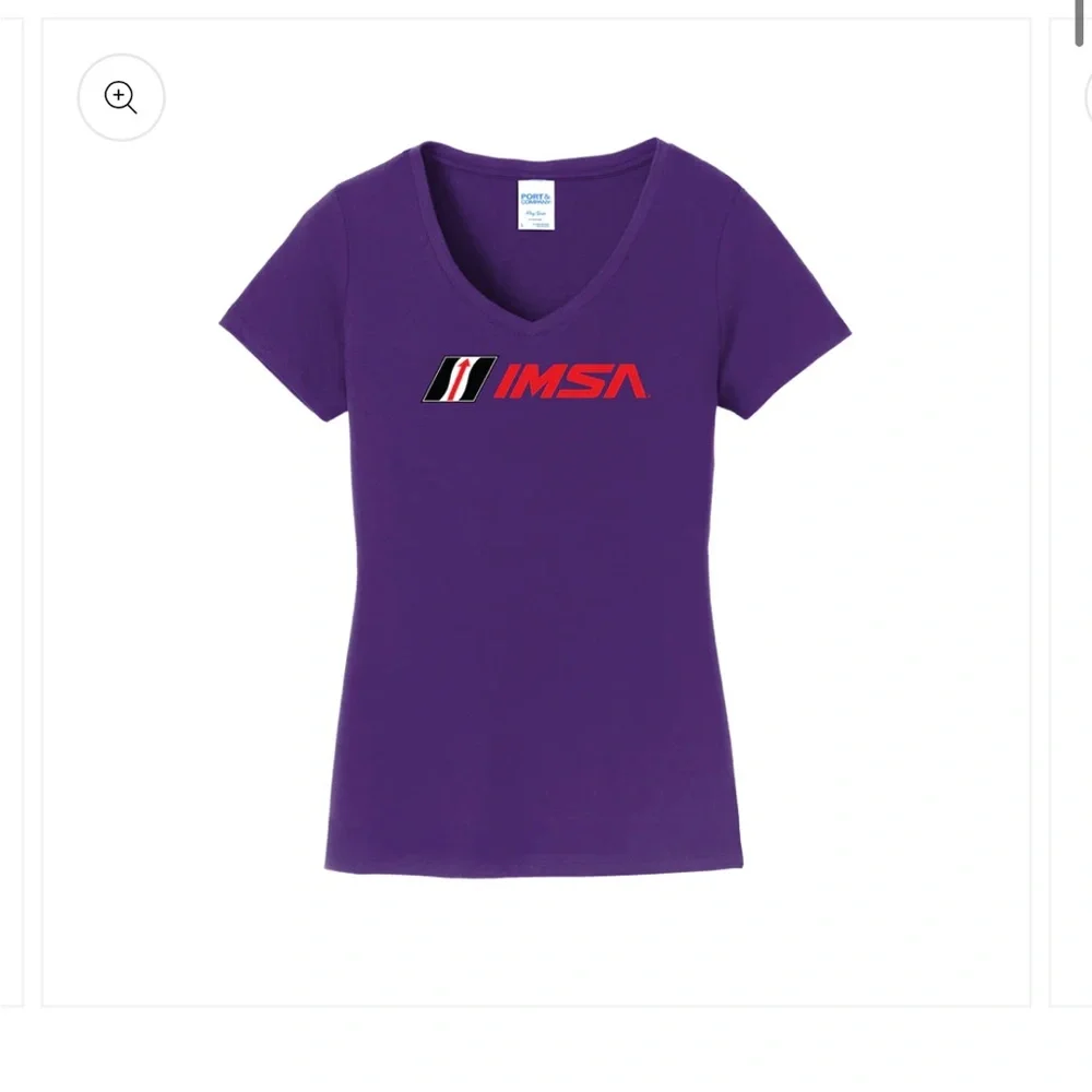 IMSA Ladies Sunset Tee - Purple size medium - Picture 2 of 5